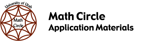 Math Circle Application Materials
