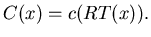 $C(x) = c(RT(x)).$